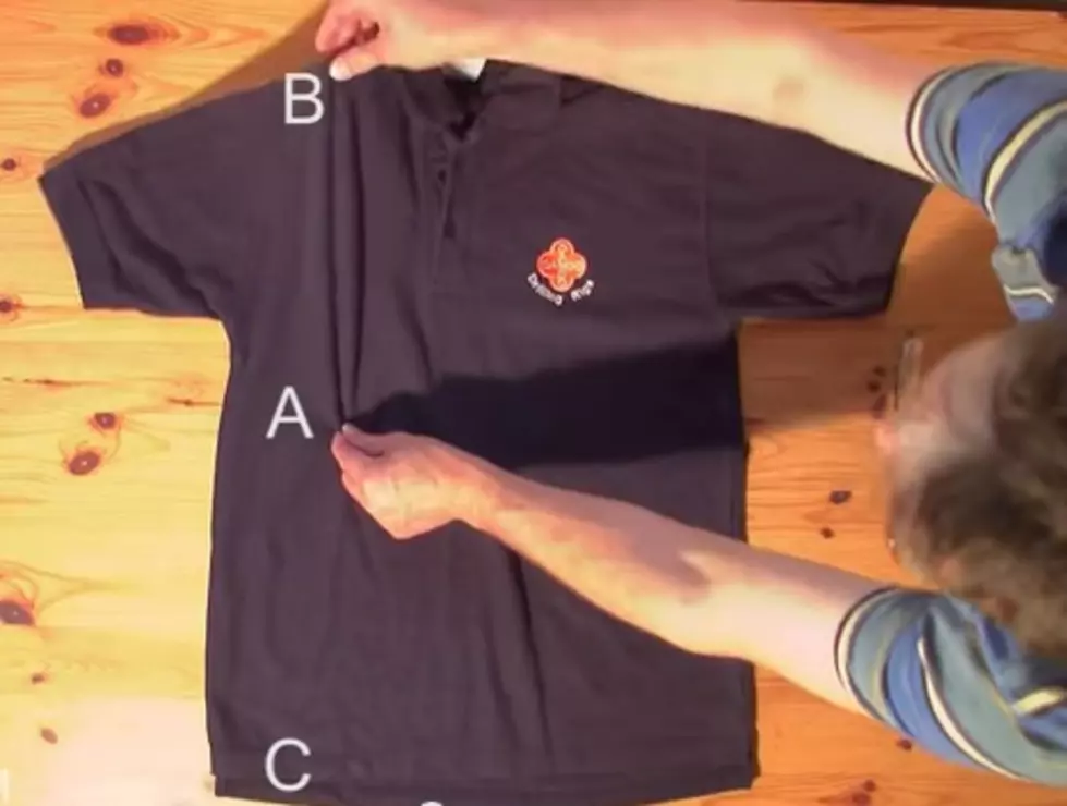 How To Fold A Shirt&#8230; In Under 2 Seconds?!?