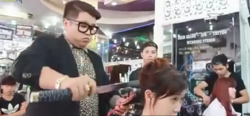Samurai Sword Hairstylist?