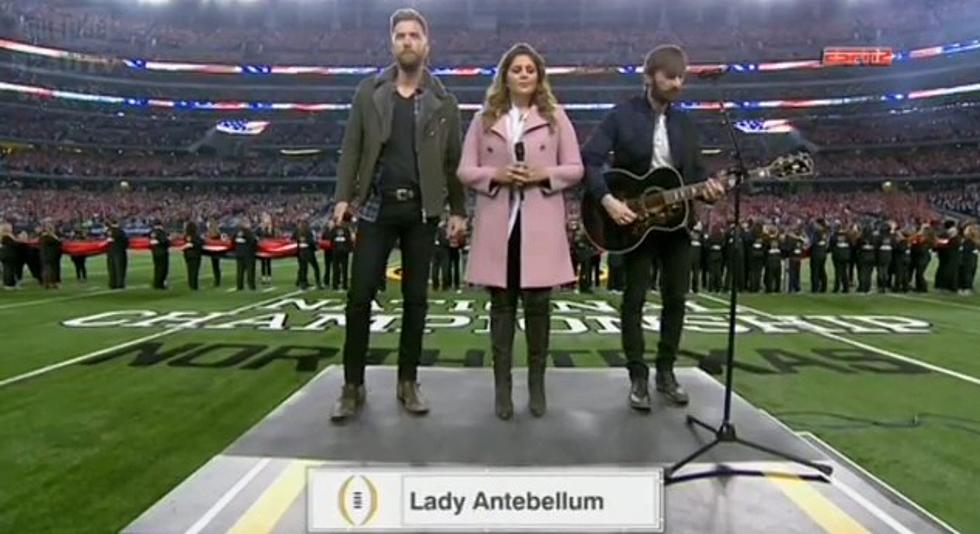 VIDEO: Lady A sings Natl Anthem