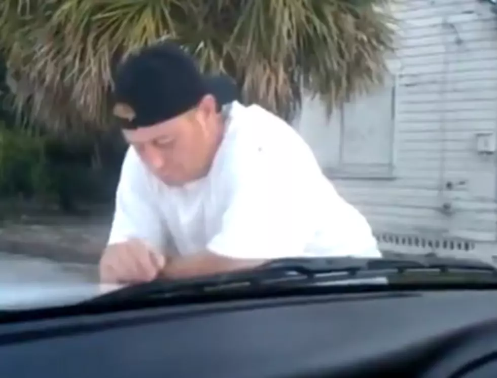 Drunk Sleepwalking Guy Naps On Police Car- [Video]