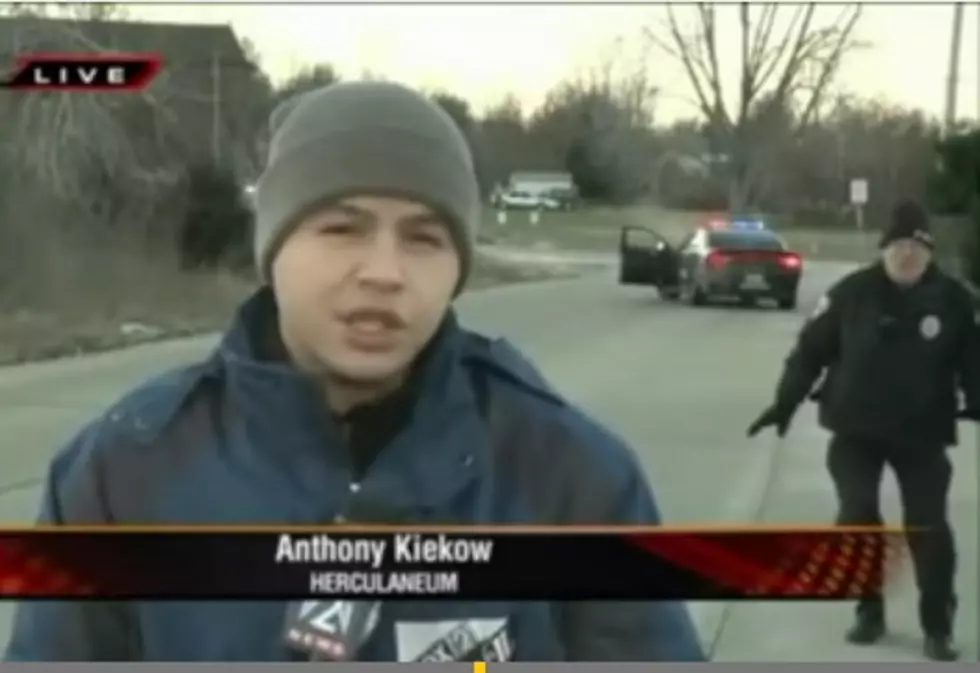 Oops&#8211; You Mean I&#8217;m Live On TV?!? Officer&#8217;s Hilarious Reaction