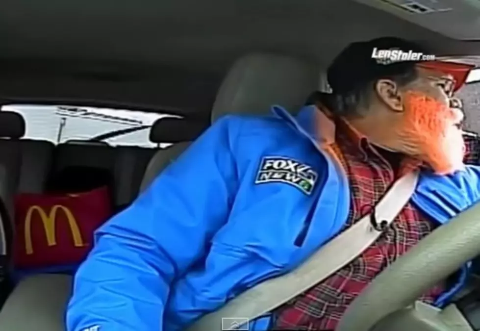 Are We On? Traffic Reporter Caught In McDonald&#8217;s Drive-Thru&#8230; On Live TV