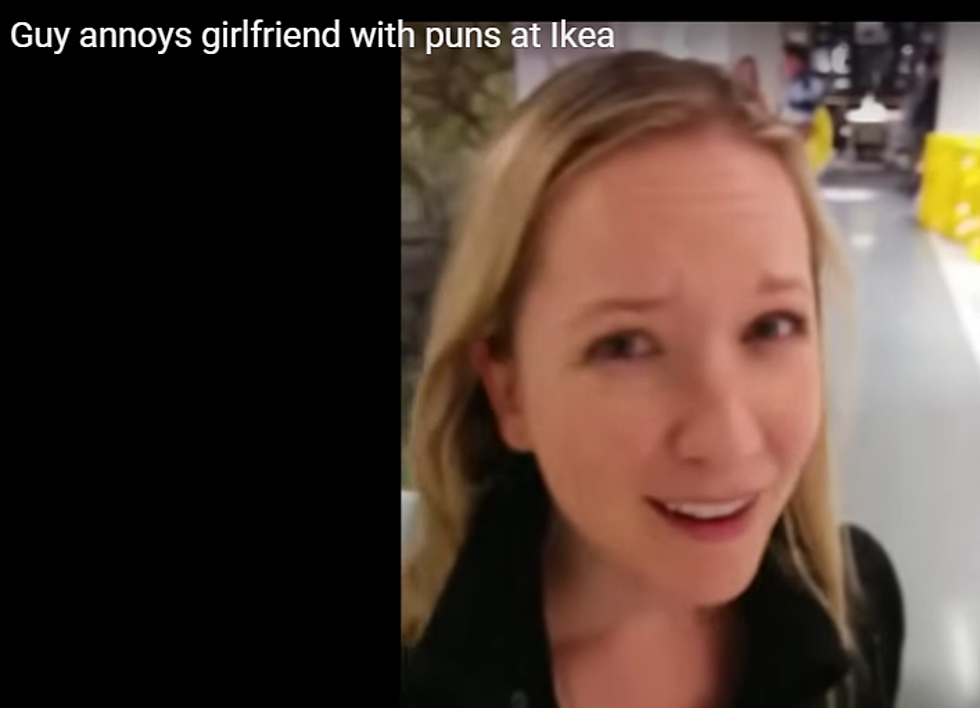 Guy Annoys Girlfriend With Puns At IKEA