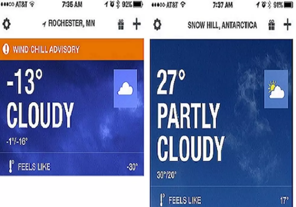 It Was Colder In Rochester This Morning Than It Was in Antarctica