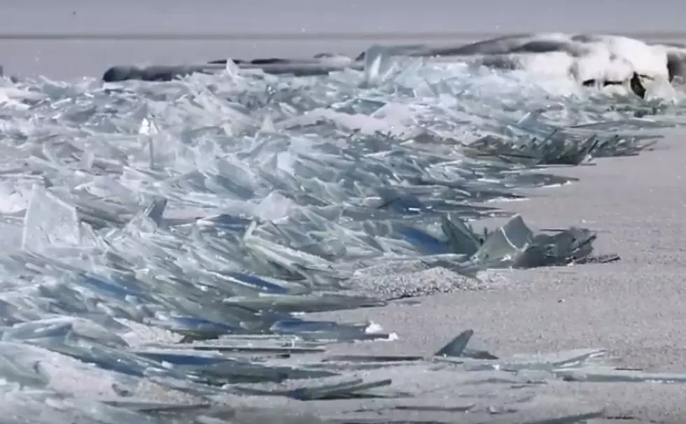 Icy Lake Superior Looks Like Breaking Glass Along Minnesota’s North Shore