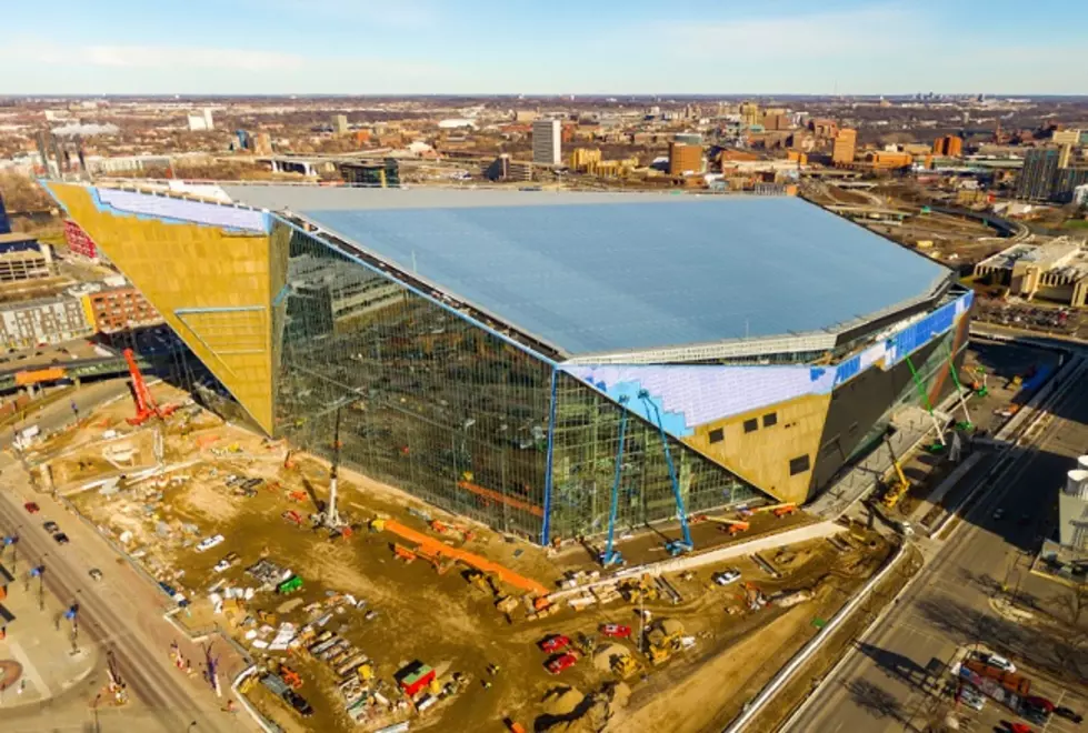 Another Sign the Vikings’ US Bank Stadium Is Almost Finished
