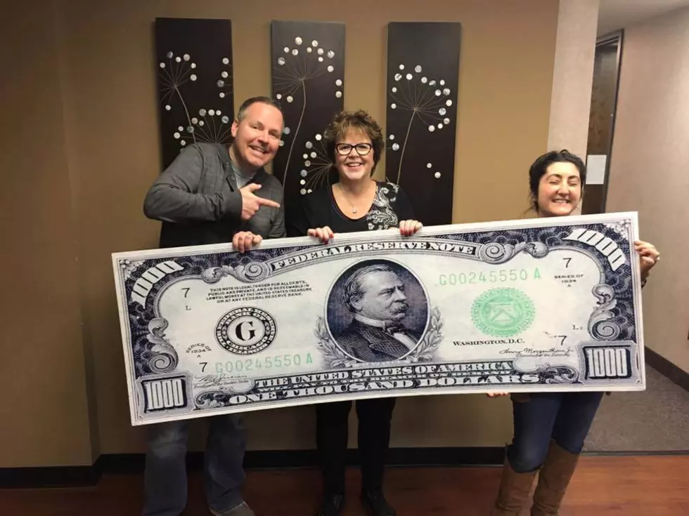 Cathy Won $1,000!