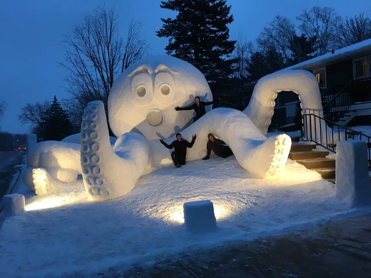 awesome snow sculptures