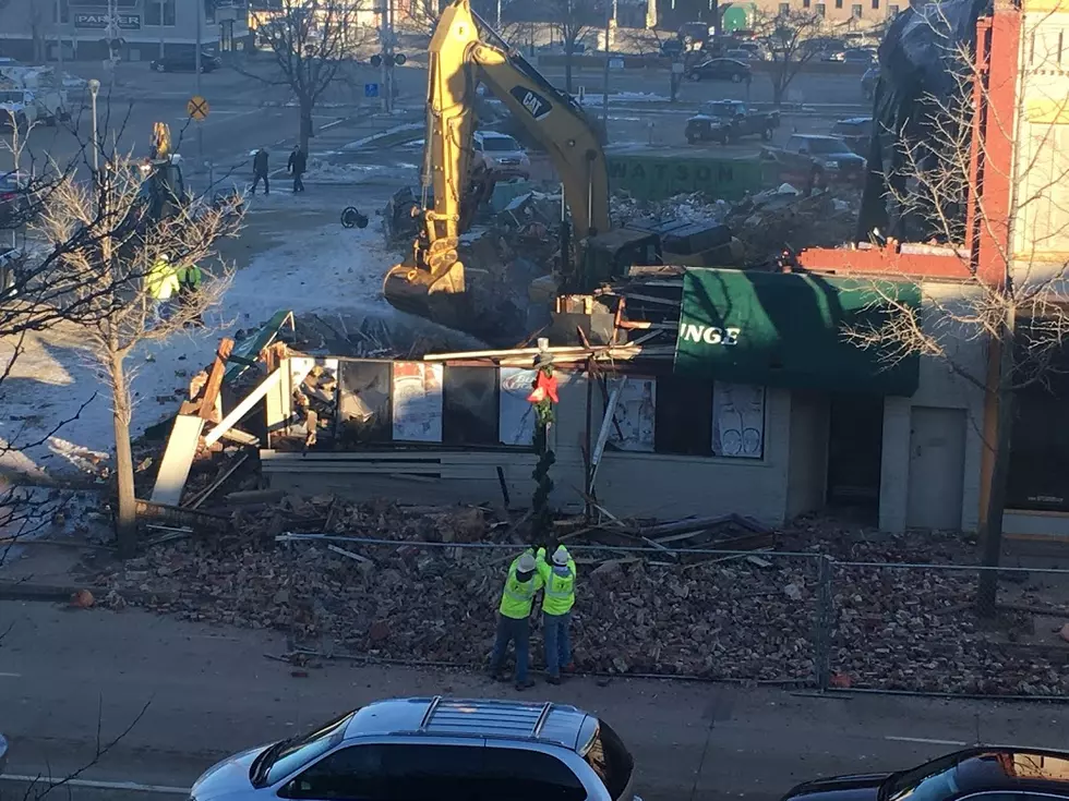 Watch Crews Demolish CJ’s Lounge in Downtown Rochester