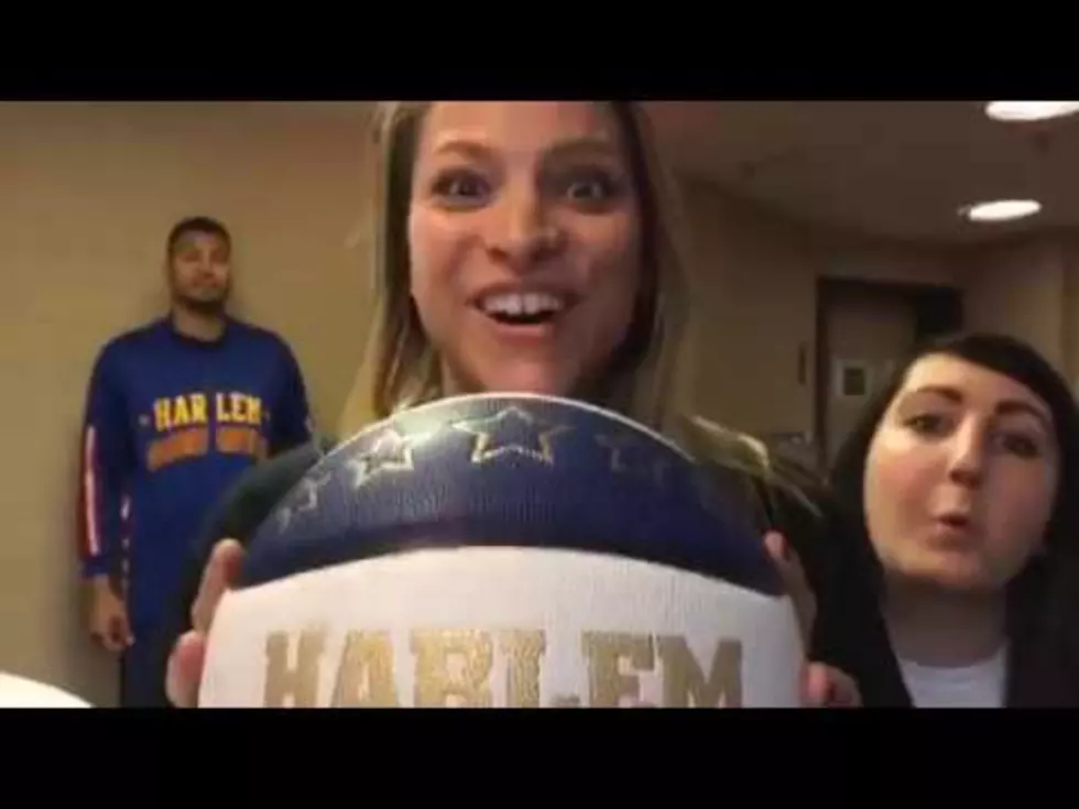 A Harlem Globetrotter Dribbles Into Quick Country Studio (WATCH)