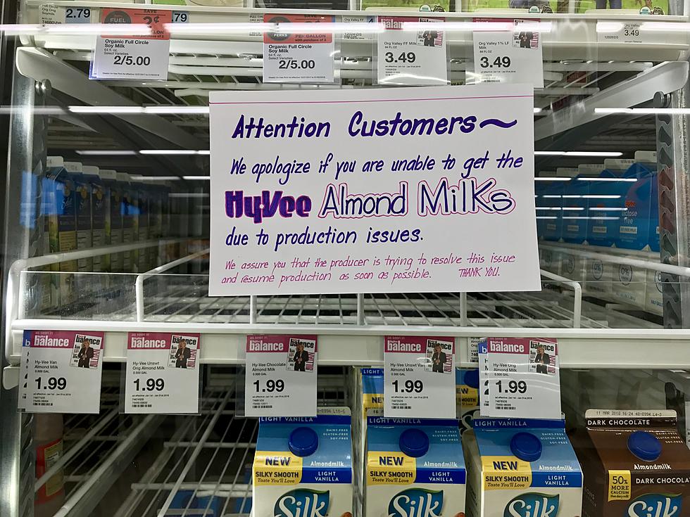 Rochester Hyvee Explains Almond Milk ‘Shortage’