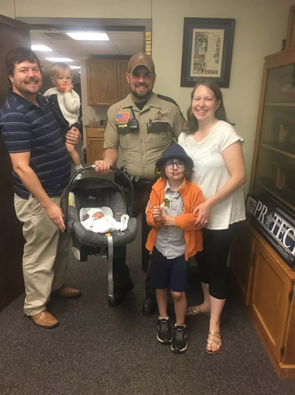 Winona County Sheriff's Deputy Meets Baby He Delivered On Highway