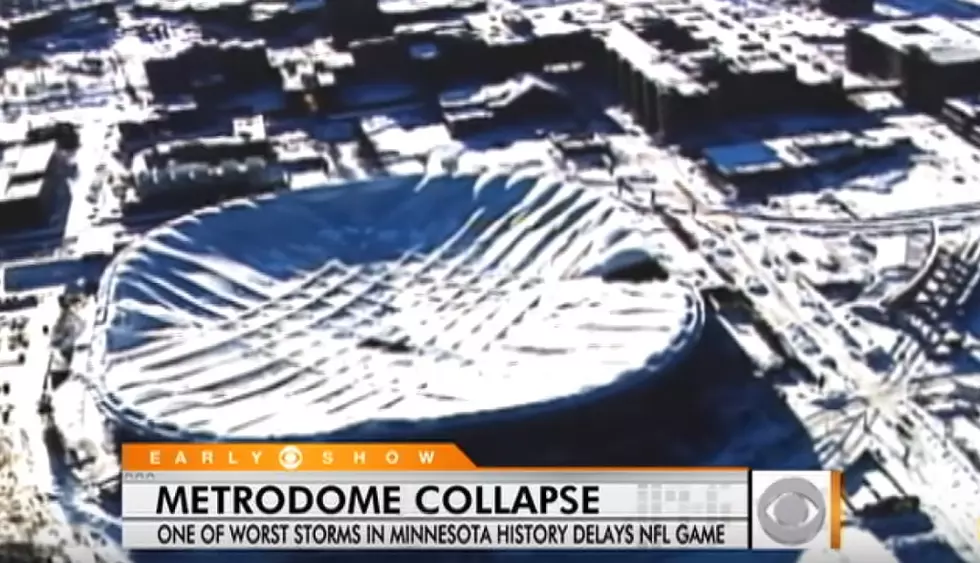 Snow Collapsed the Metrodome’s Roof 10 Years Ago This Weekend