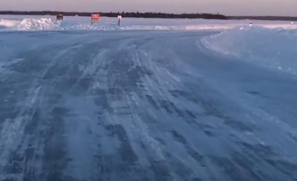 This Minnesota Road Is Made Completely of Ice And is Now Open Again