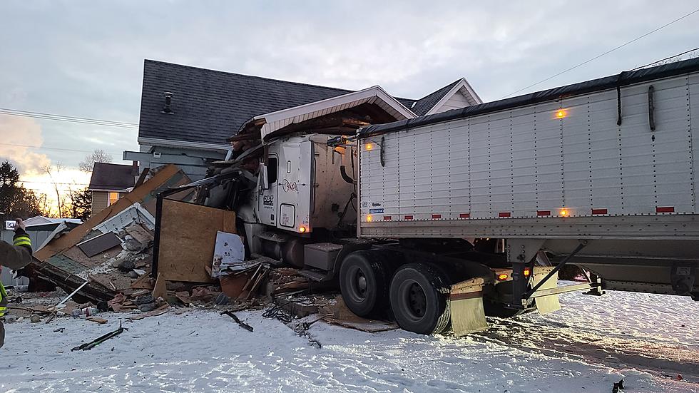 Maybe Knock Next Time? Semi Crashes Into Home's Front Door in WI