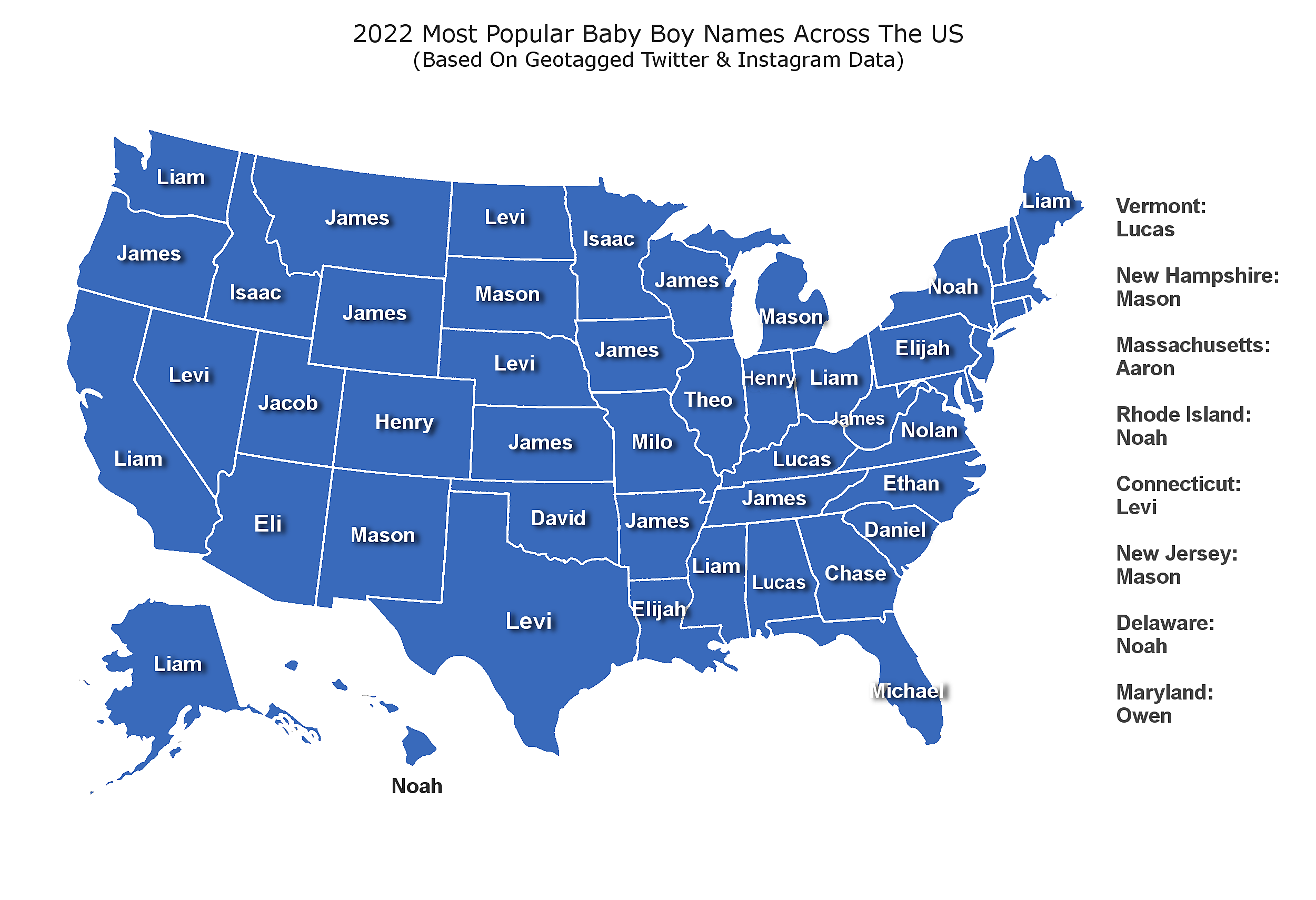 These are the 2022 top baby names in our state