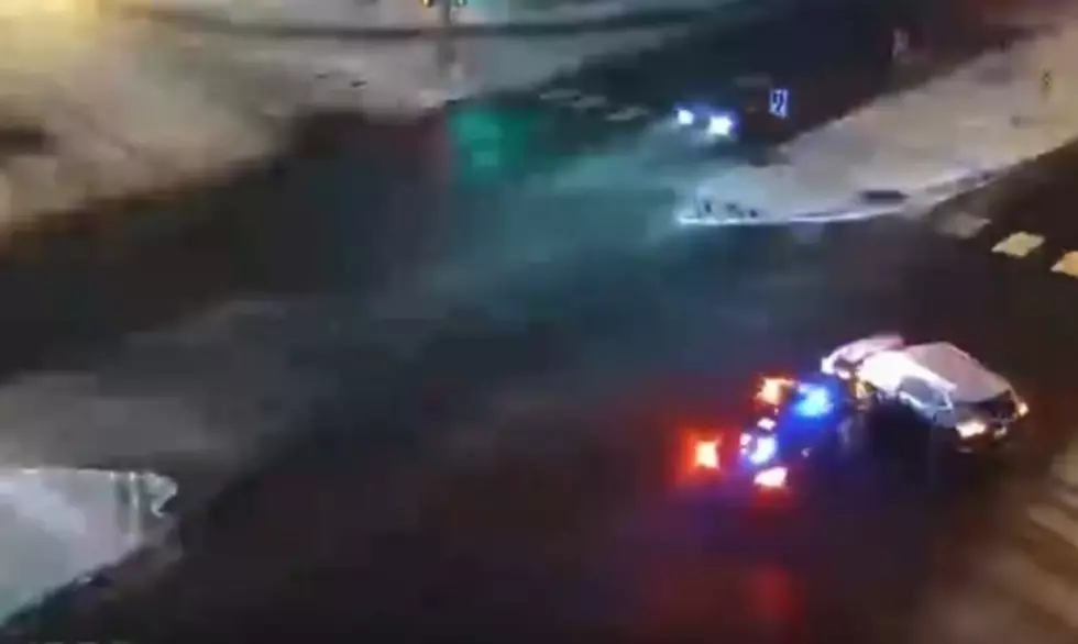 [watch] Scary Video Shows Police Car T-Bone Vehicle in Minnesota