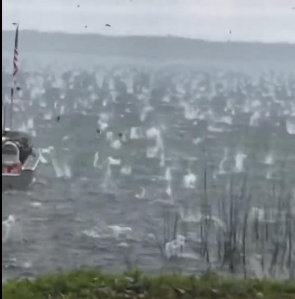 Watch Massive Baseball-Sized Hail Fall On This Minnesota Lake