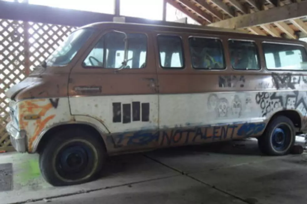 Van For Sale With Kurt Cobain-Etched Graffiti