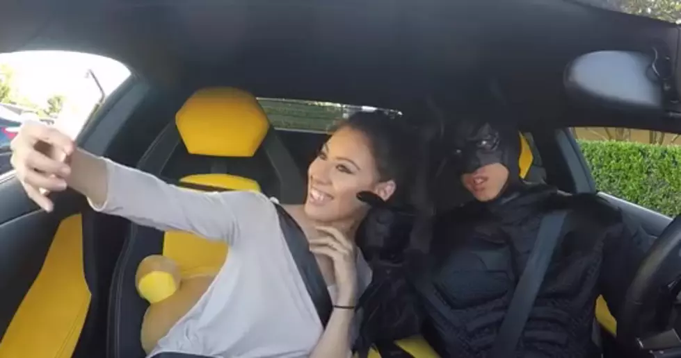 Batman: the Dark Knight, the Caped Crusader, &#8230;the Uber Driver? (video)