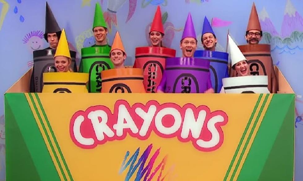 Black Crayon Goes Rogue In the Crayon Song (video)