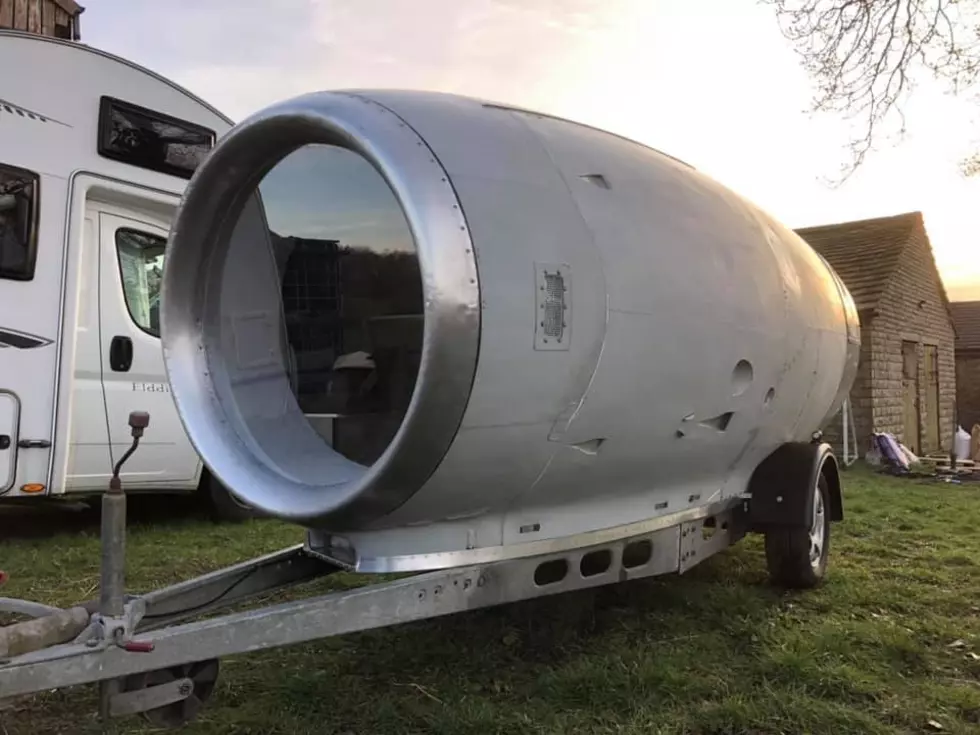 See Inside a Travel Trailer Built From a British Jet Plane Engine