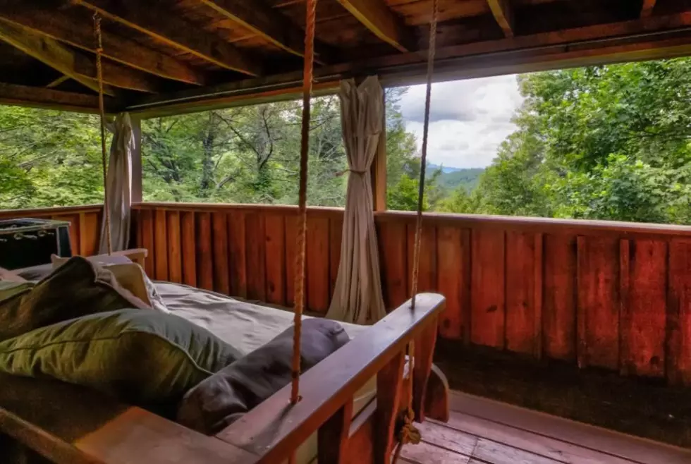 Gatlinburg Cabin Has a Bed With a View Because it’s On the Porch
