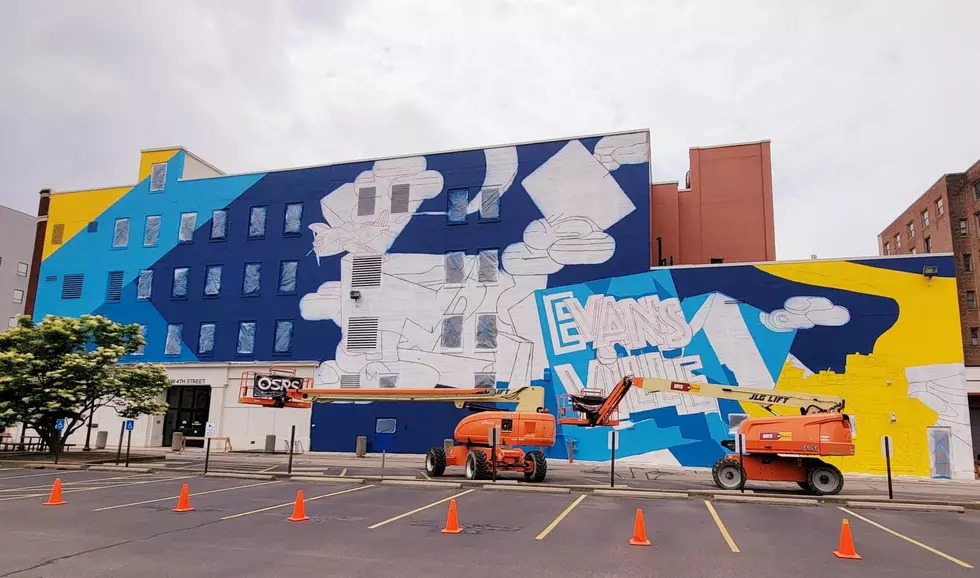 Downtown Evansville&#8217;s New Mural Includes Images of LST and P-47 Thunderbolt