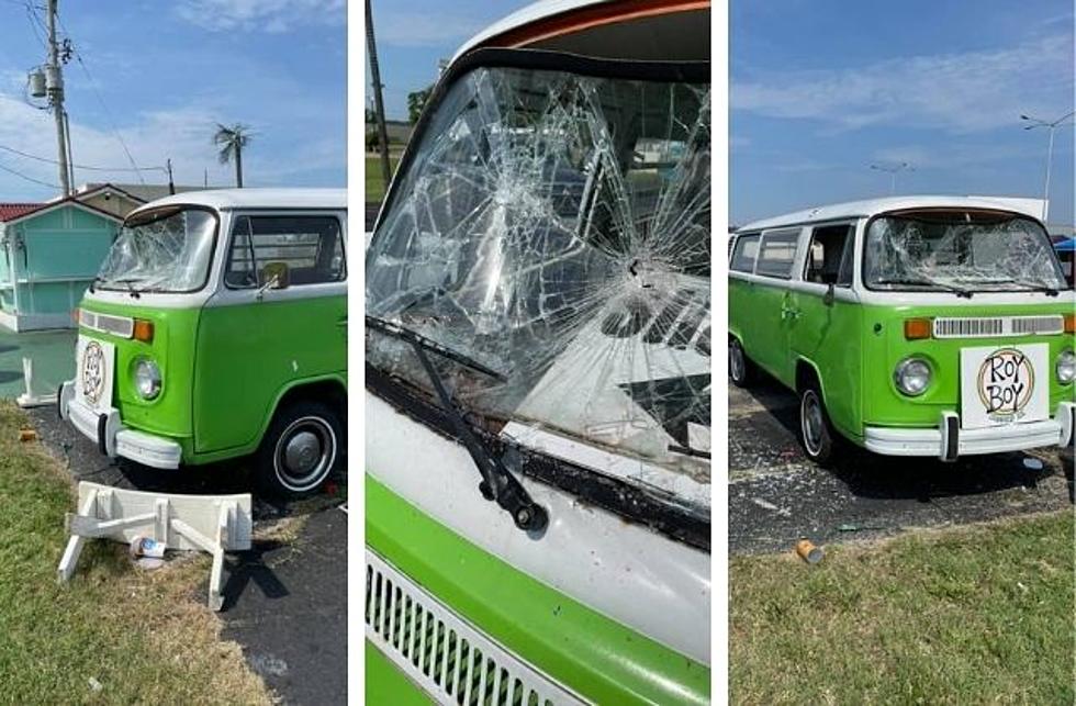 Iconic Volkswagen Vandalized Near Busy Eastside Evansville Intersection