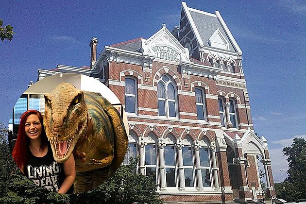 Willard Library Hosting Free Outdoor Movie Night with Dinosaurs, Food Trucks and More!