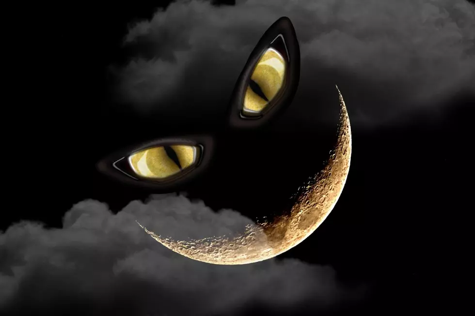 Look Up At The Sky And You Just Might See a Cheshire Moon Over 