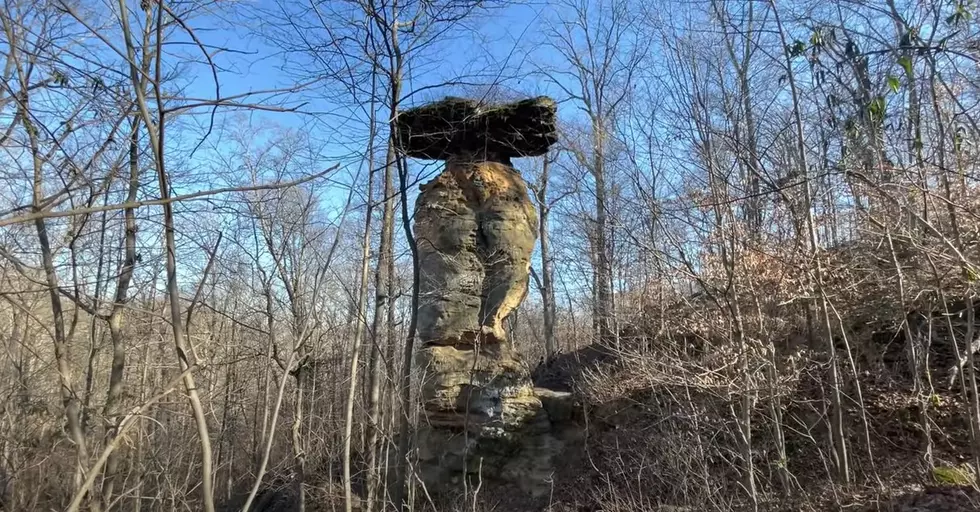 Southern Indiana is Home to a Strange Geological Wonder That Stands 60-Feet Tall