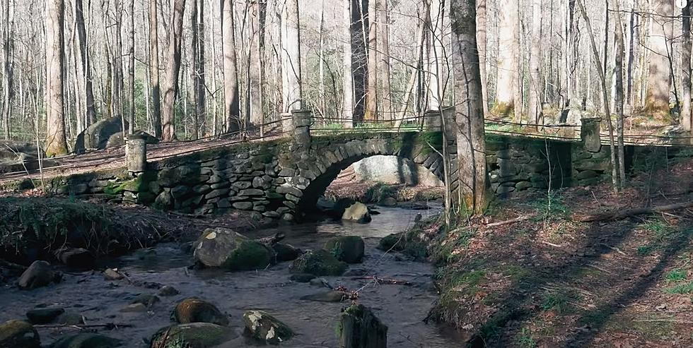 Tennessee is Home to a  Whimsical Troll Bridge Inside of the Great Smoky Mountains National Park