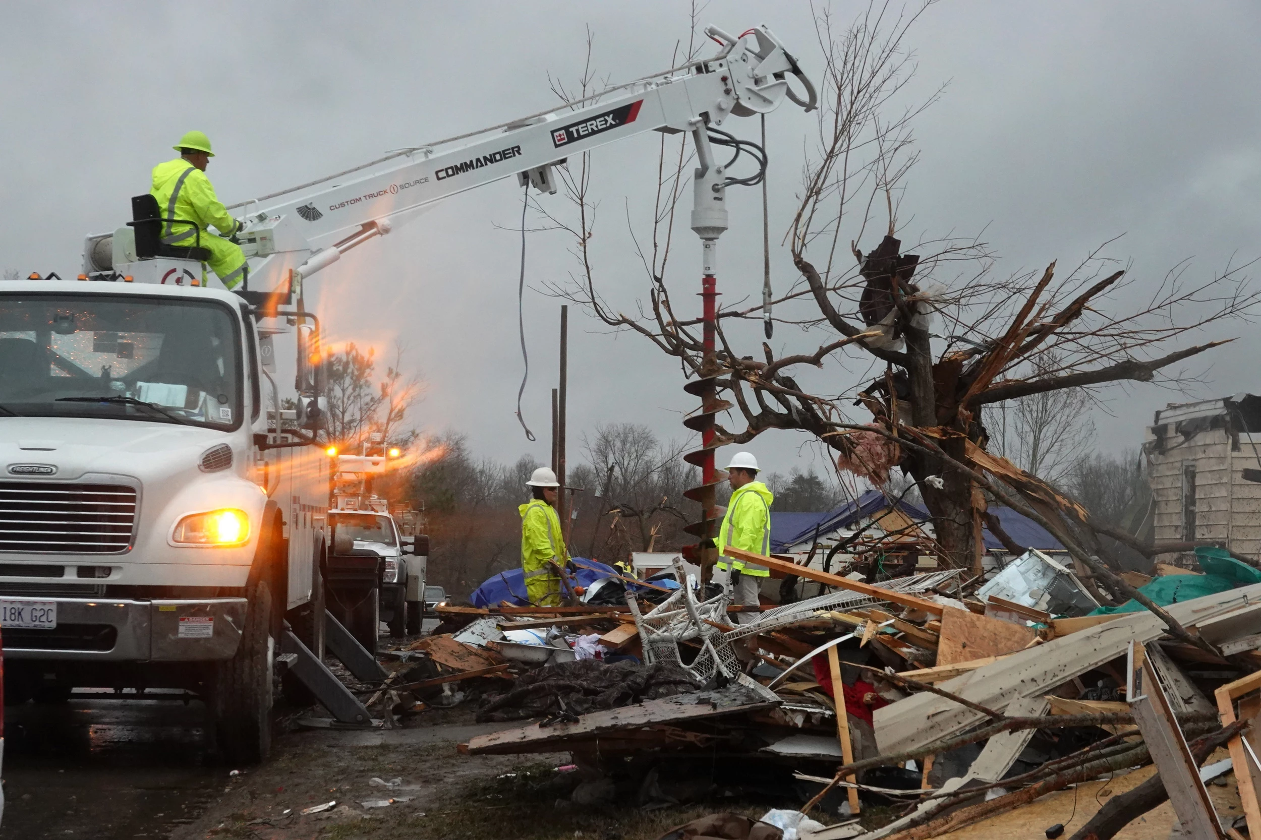 Swath Of Tornadoes Tear Through Midwest