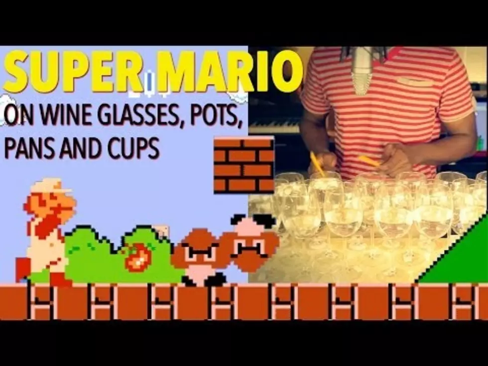 Mario Bros &#038; Wine Glasses Make the Perfect Musical Duo [VIDEO]