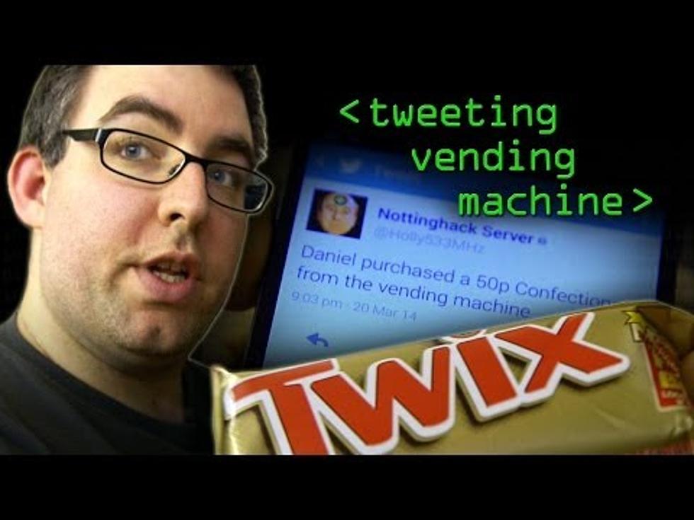 Vending Machine Tweets Your Snacks [VIDEO]