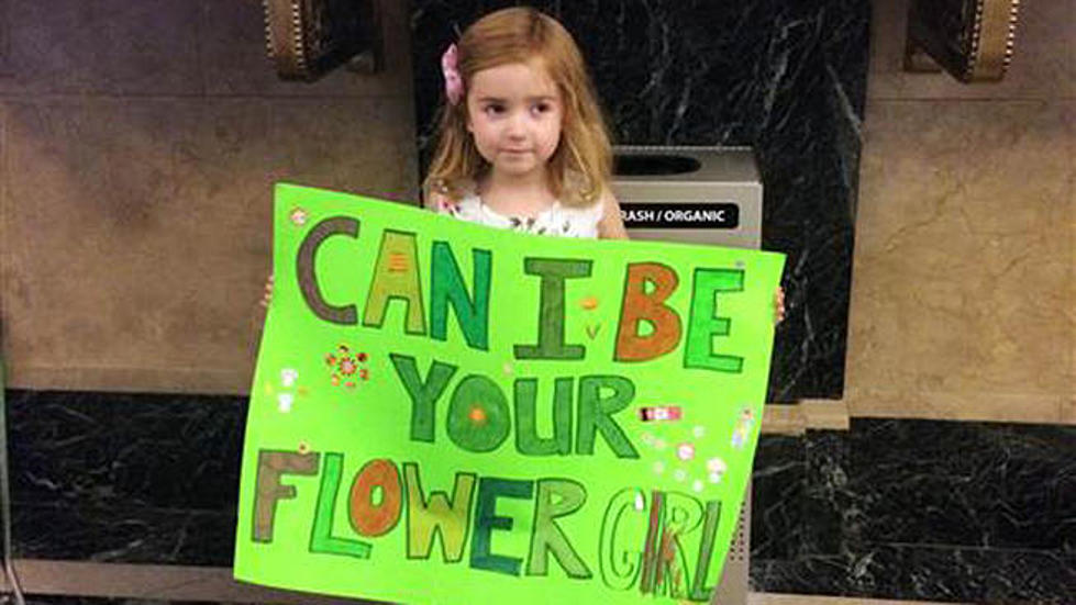 Adorable Little Girl Wants to Be Anyone’s Flower Girl  [PHOTOS]