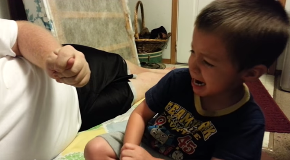 Son Wants His Nose Back After Dad ‘Took’ It [VIDEO]