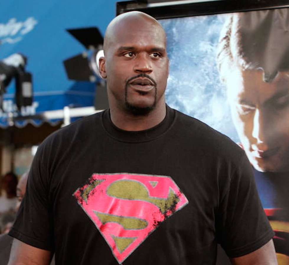 Shaq&#8217;s Monster-Sized 14ft, Superman Themed Chopper is Sick!