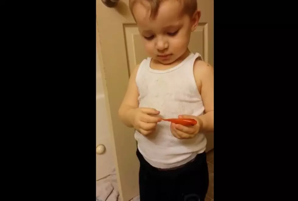 Little Boy Holds A Goldfish Funeral [VIDEO]