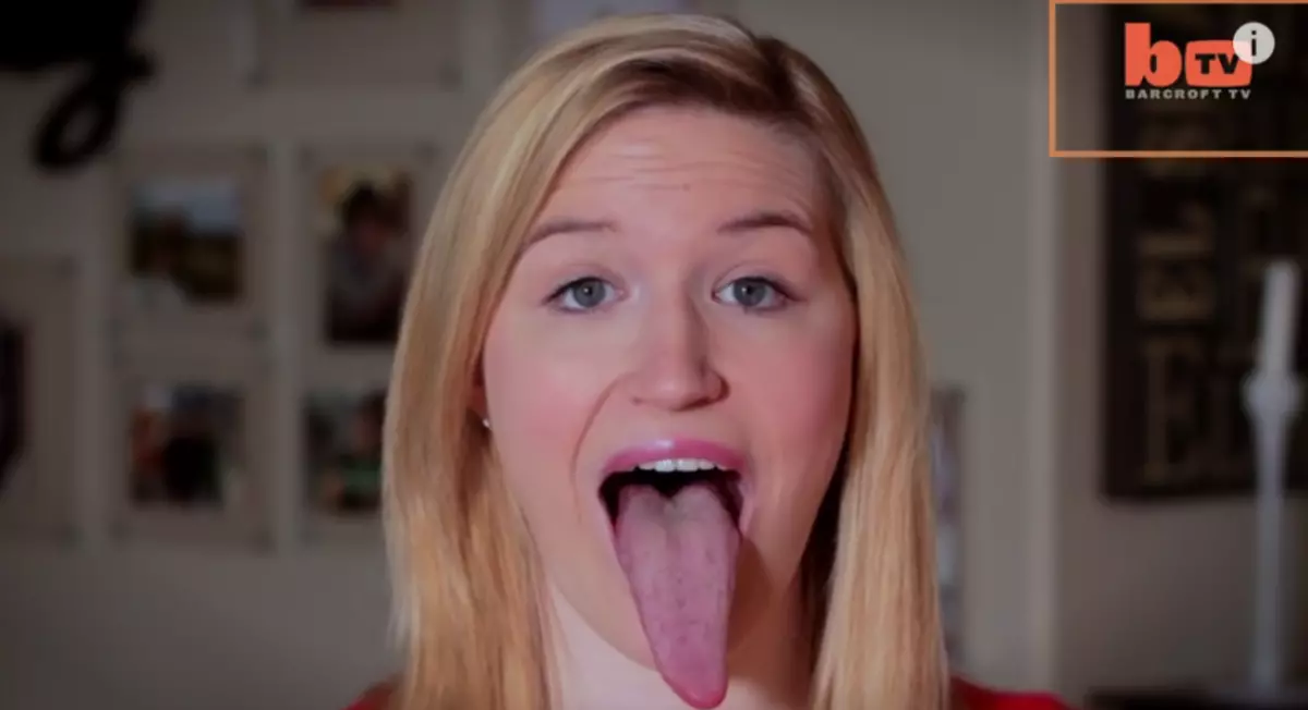 Meet The Girl With The World's Longest Tongue [VIDEO]