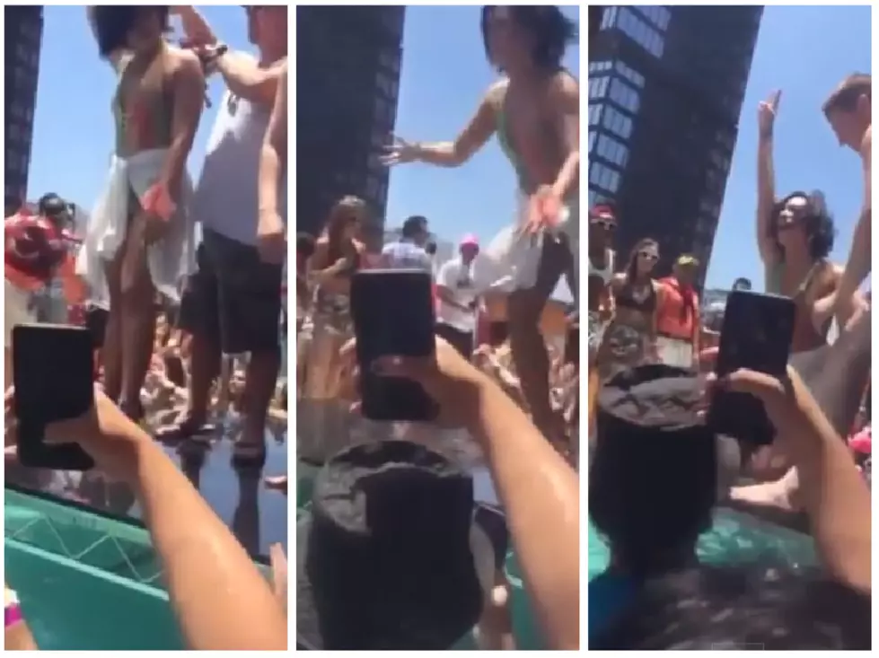 Demi Lovato Wipes Out While Performing At Pool Party [VIDEO]