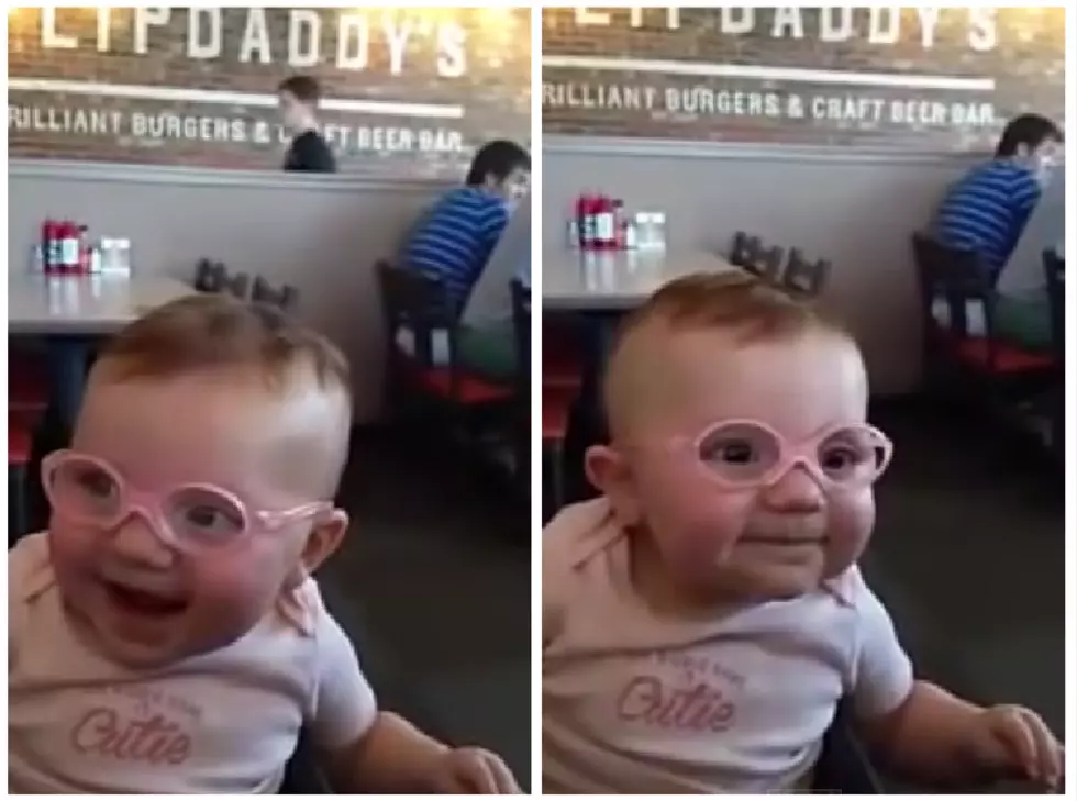 This Baby Has The Cutest Reaction After Being Able To See Clearly For The First Time [VIDEO]
