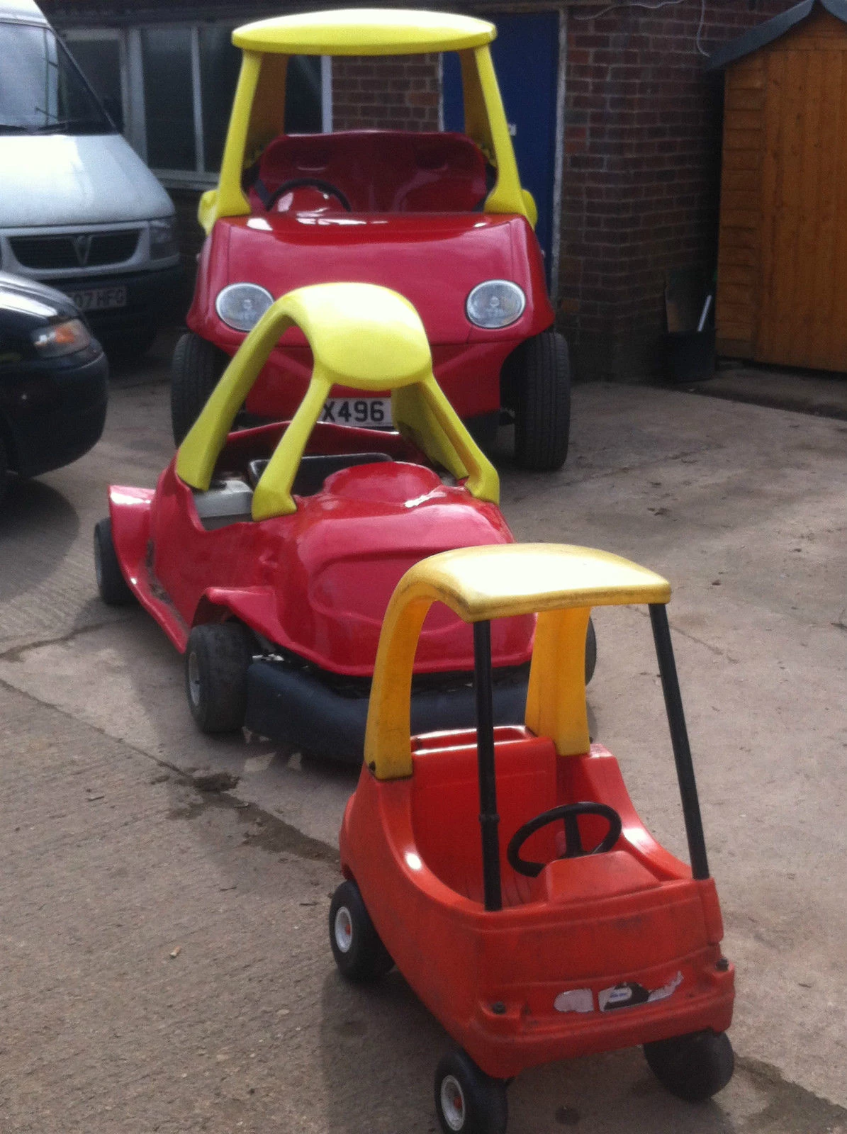 real life little tikes car