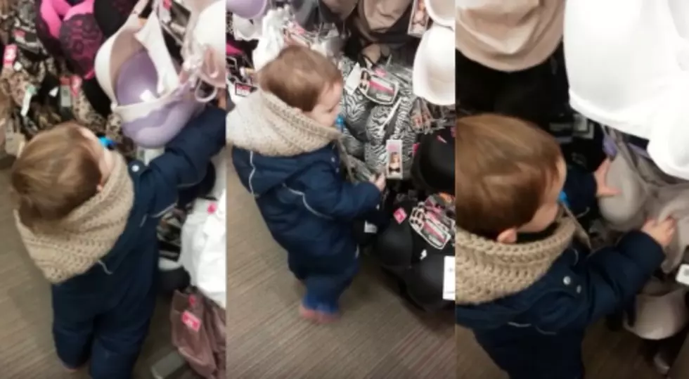 Little Boy is Adorably Obsessed With Bras [VIDEO]
