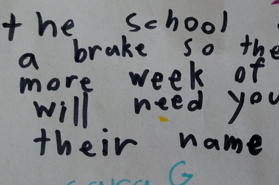 Check Out This Kid’s Hilariously Creative Attempt To Get Out Of School [PHOTO]