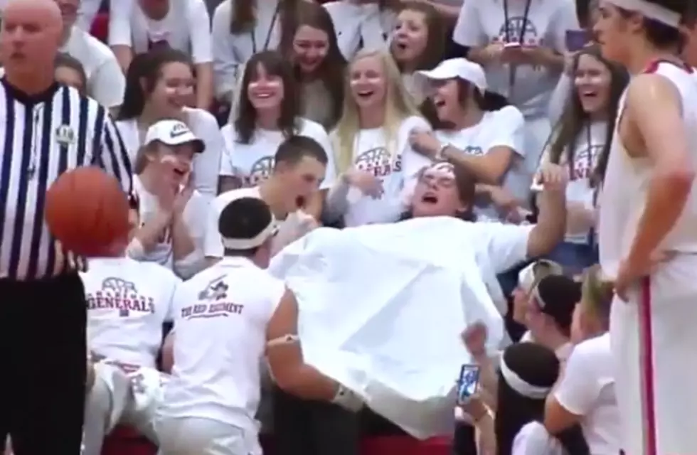 High School Students Take Free Throw Distraction To Next Level