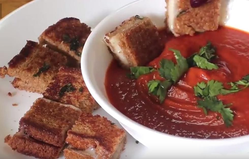 Grilled Cheese Croutons [VIDEO]