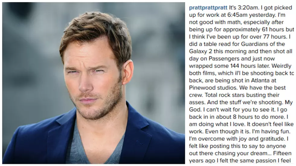 Chris Pratt Wrote An Inspiring Instagram Message