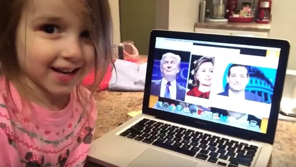 Cute Girl Picks President